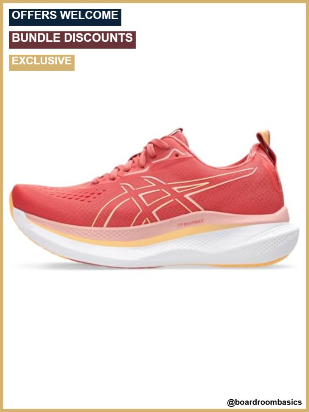 Women's Road Running Shoes with GUIDESOLE Technology, FF BLAST MAX Cushioning